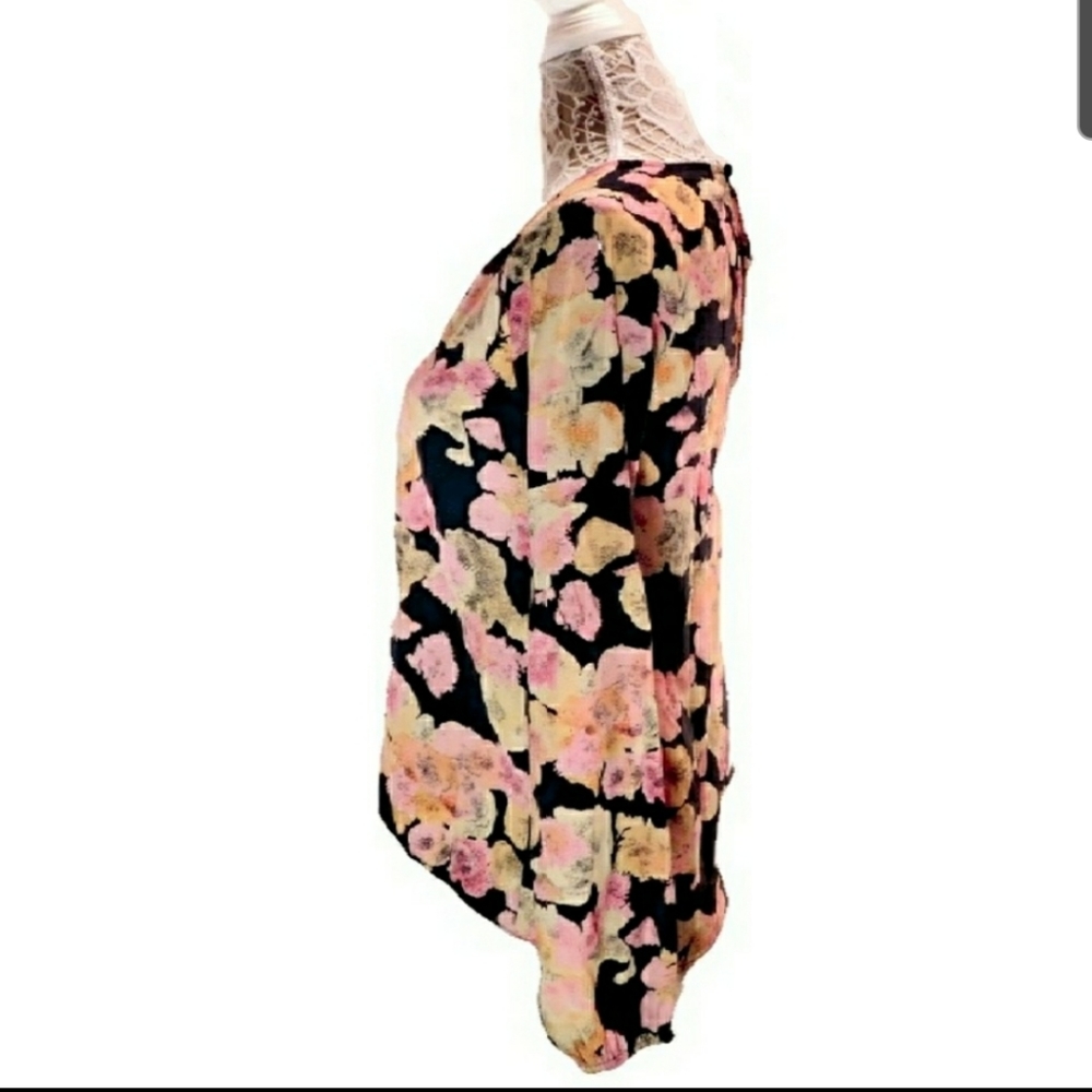 FOR LOVE AND LEMONS Floral Puff Sleeve Blouse - Picture 4 of 8